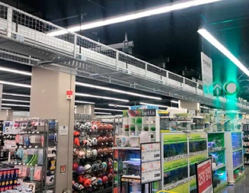 avancon Förderband Decke Supermarkt